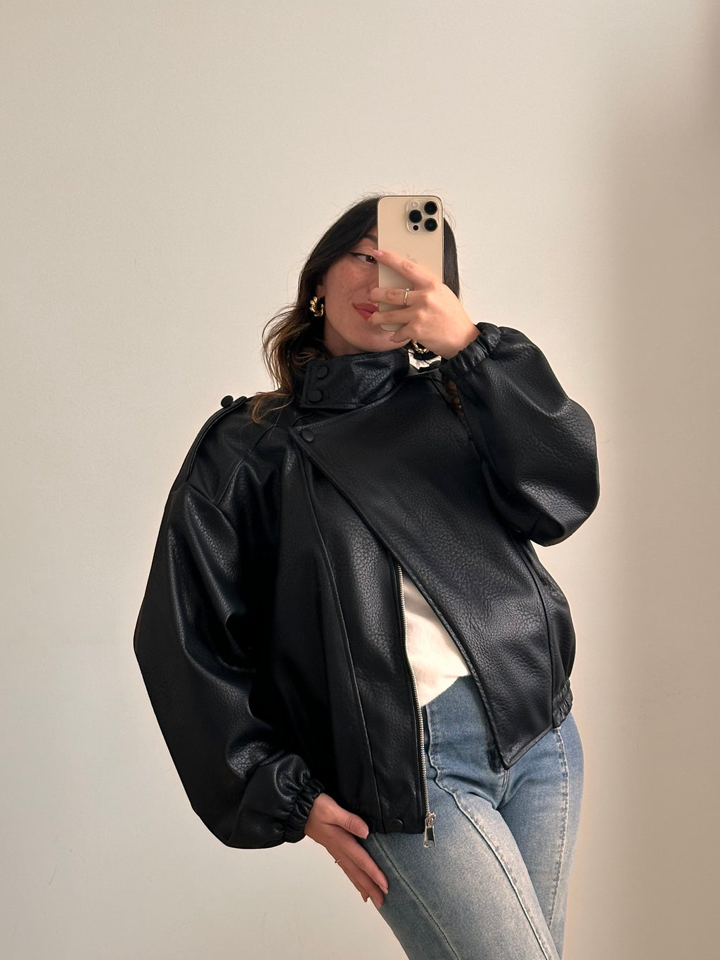 Giacca Ecopelle Urban MARRONE