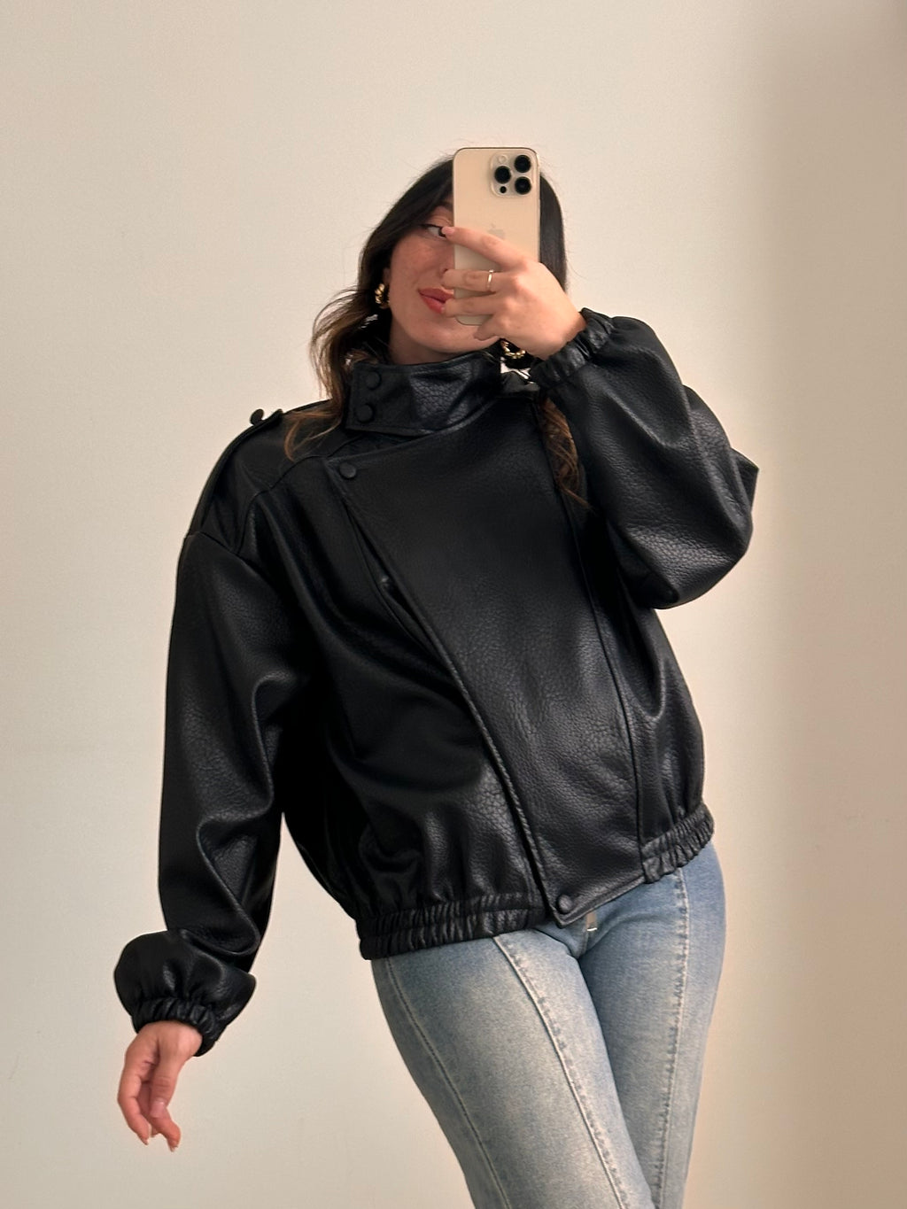 Giacca Ecopelle Urban MARRONE