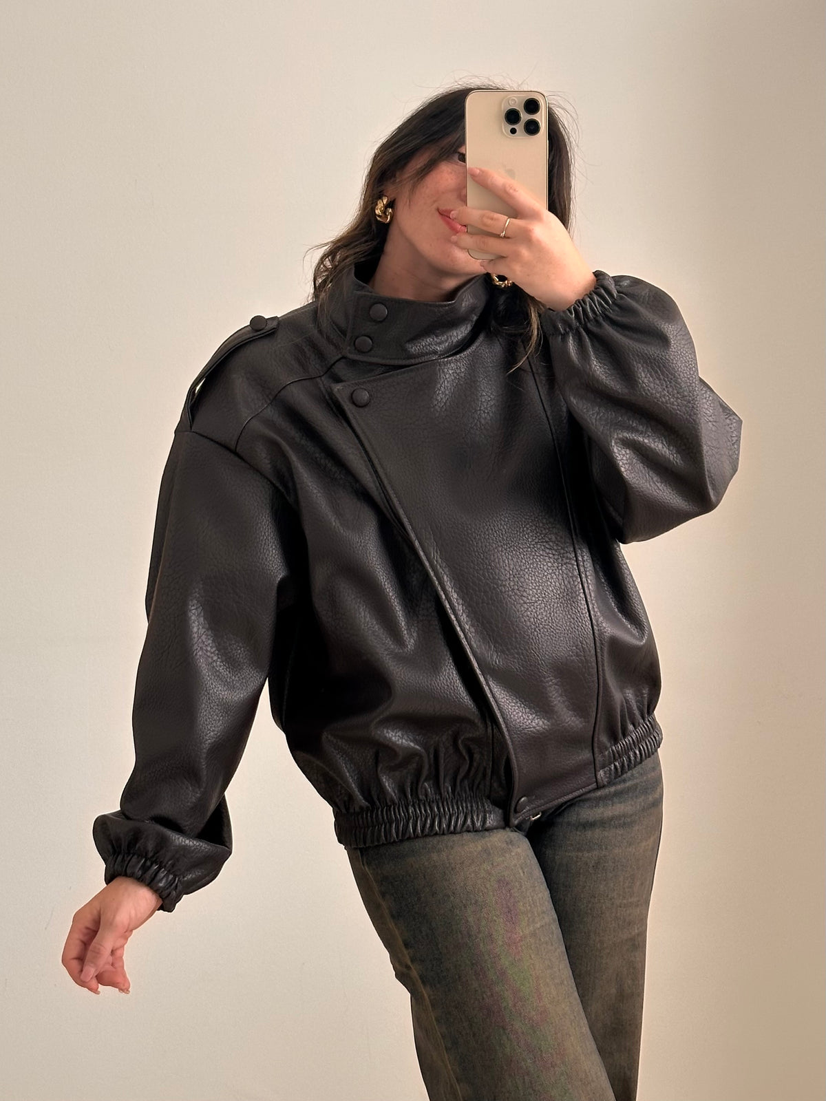 Giacca Ecopelle Urban BORDEAUX