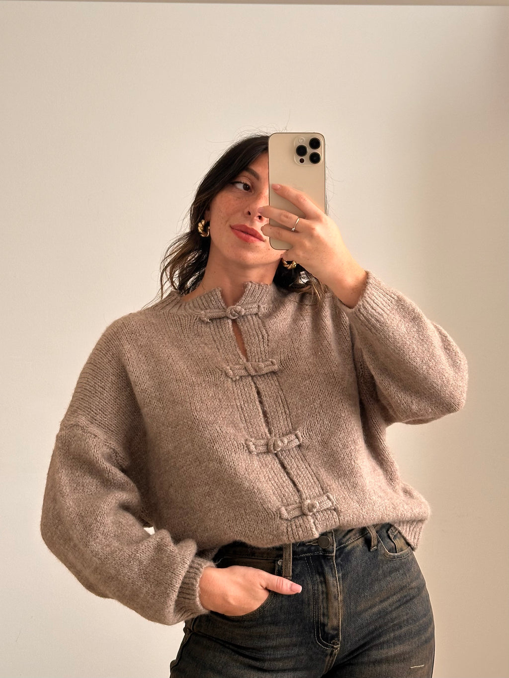 Cardigan BORDEAUX