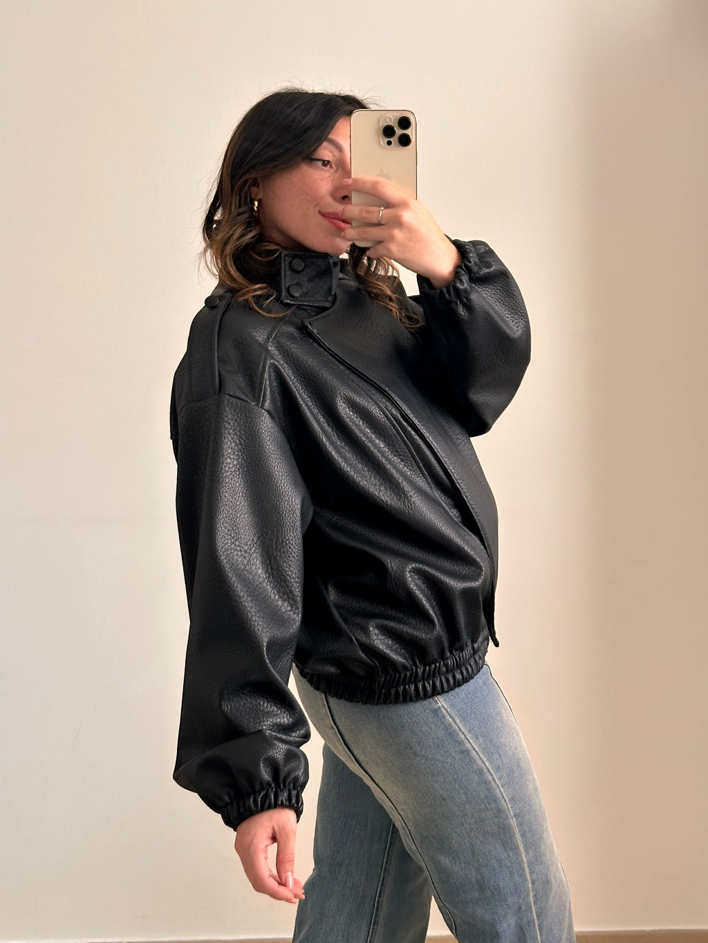 Giacca Ecopelle Urban MARRONE