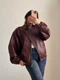 Giacca Ecopelle Urban BORDEAUX