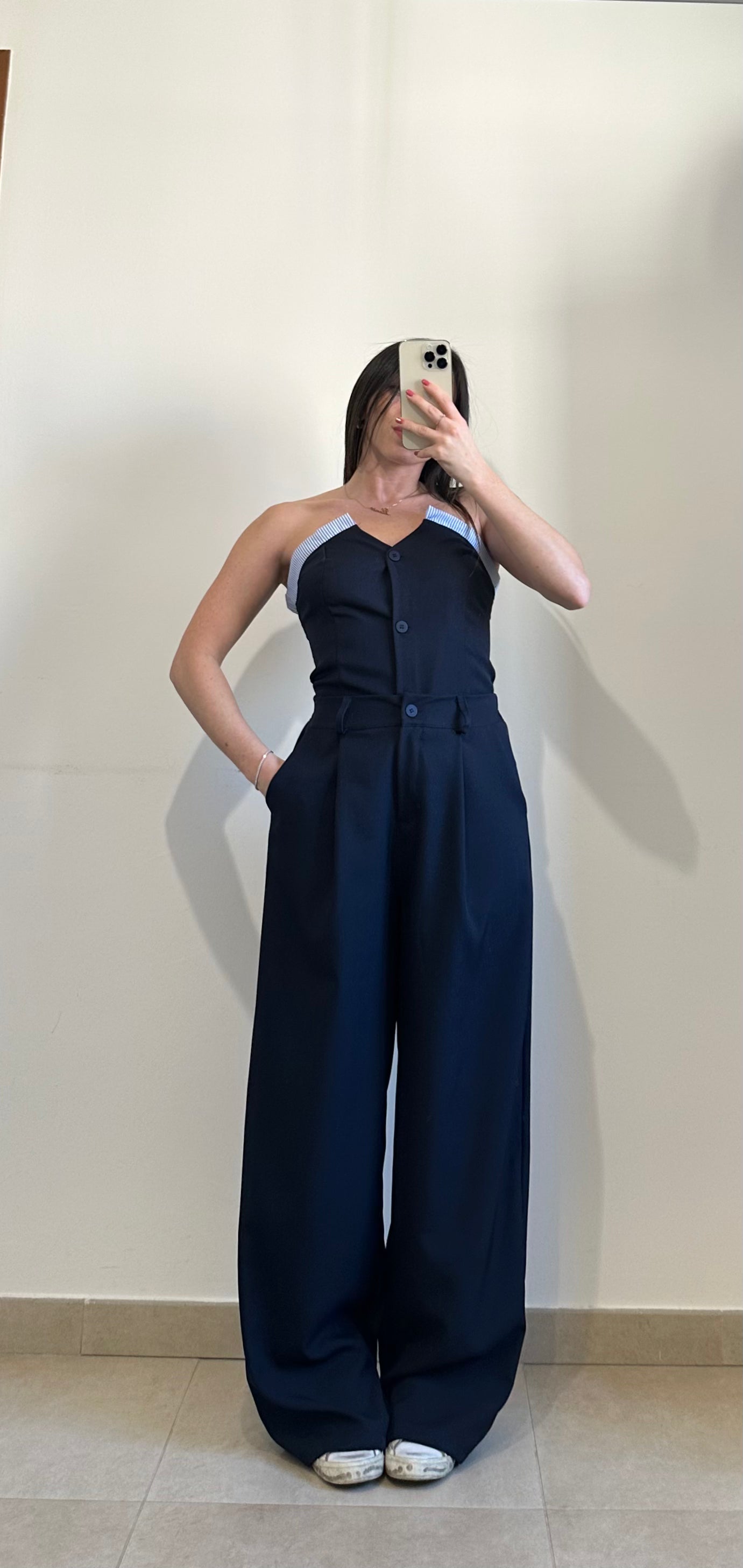 Coordinato Flora - Top e Pantalone NERO