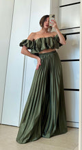 Coordinato Volant- Top e Pantalone VERDONE
