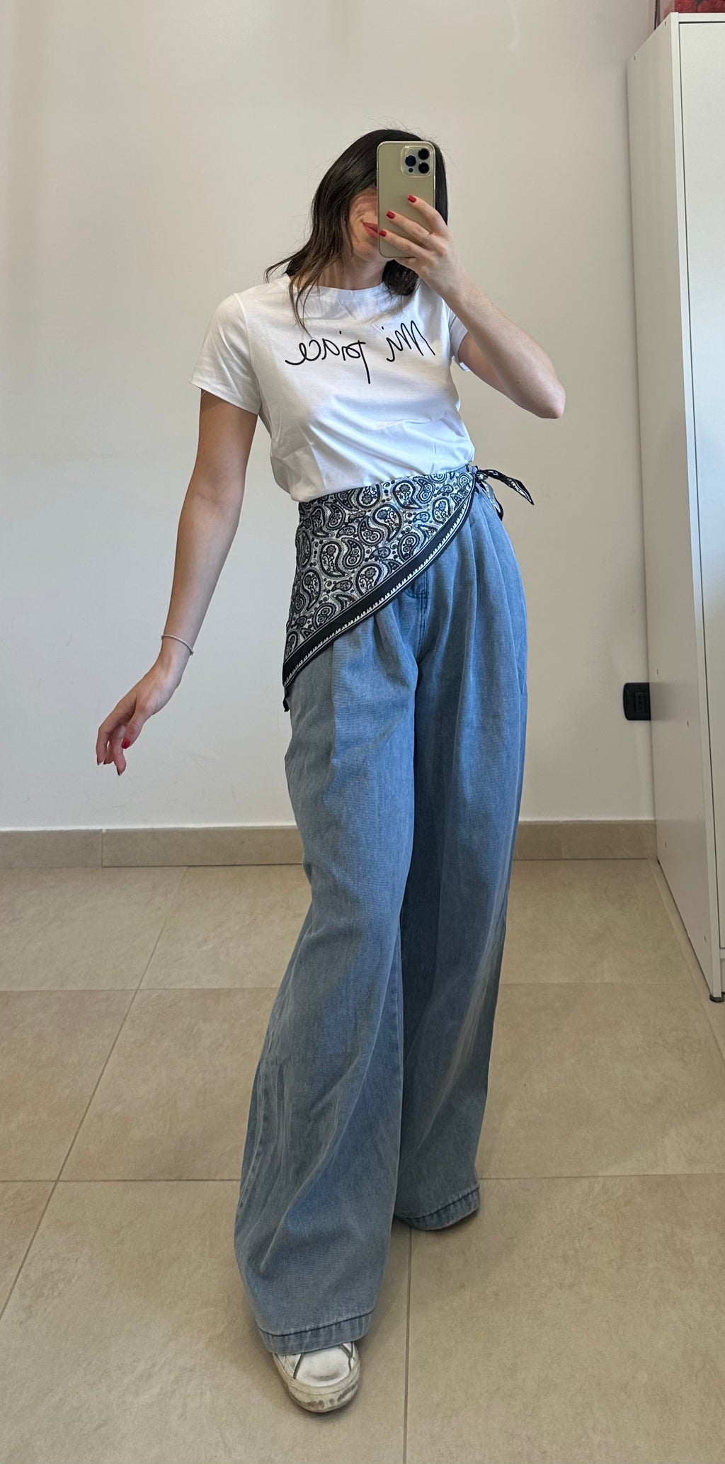 Jeans Foulard Extra Wide (FOULARD OMAGGIO)
