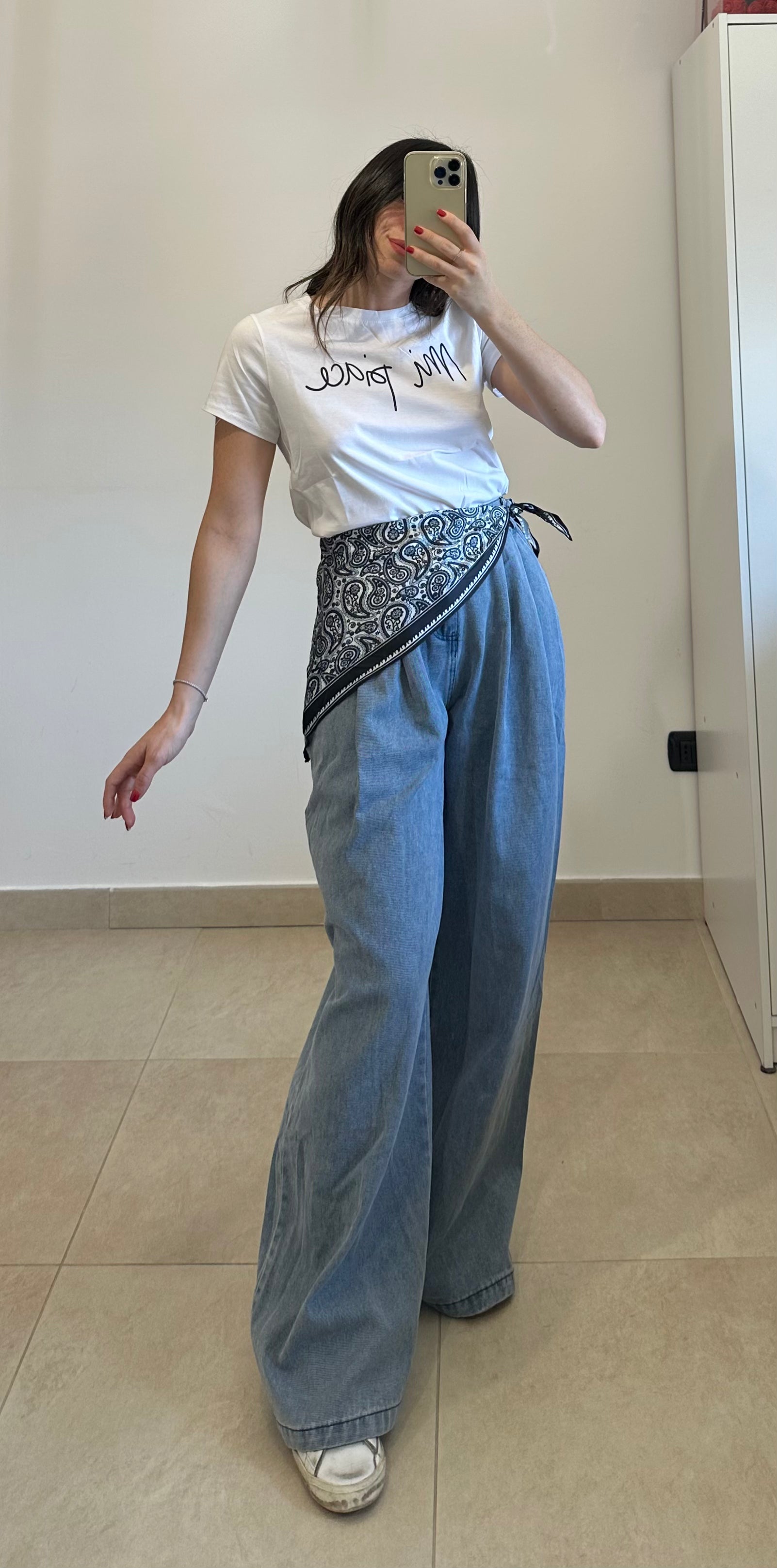 Jeans Foulard Extra Wide (FOULARD OMAGGIO)