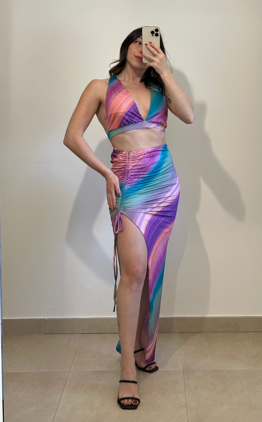 Coordinato Sirena - Top e Gonna ROSA