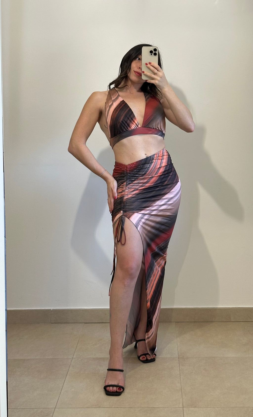 Coordinato Sirena - Top e Gonna ROSA