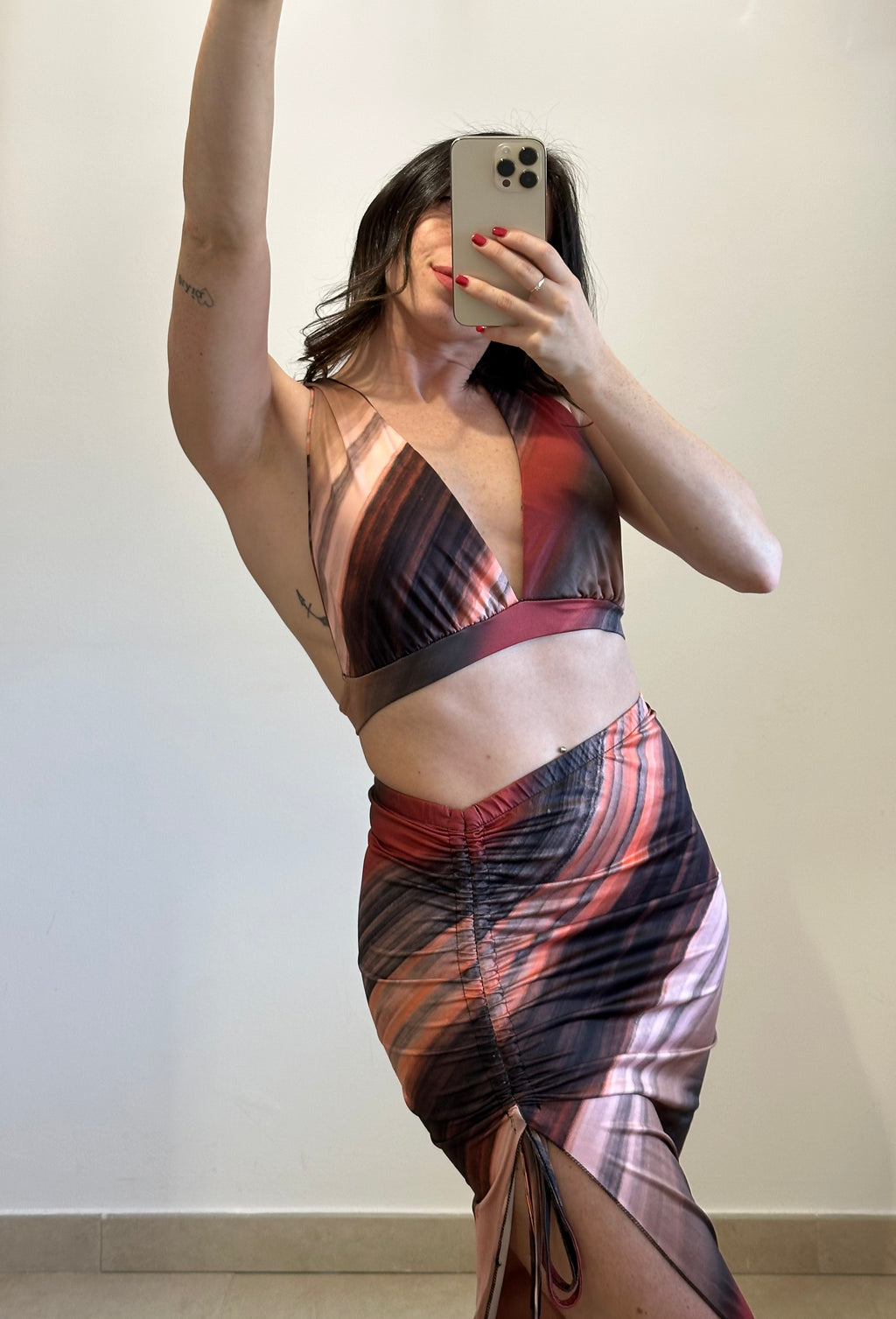 Coordinato Sirena - Top e Gonna ROSA
