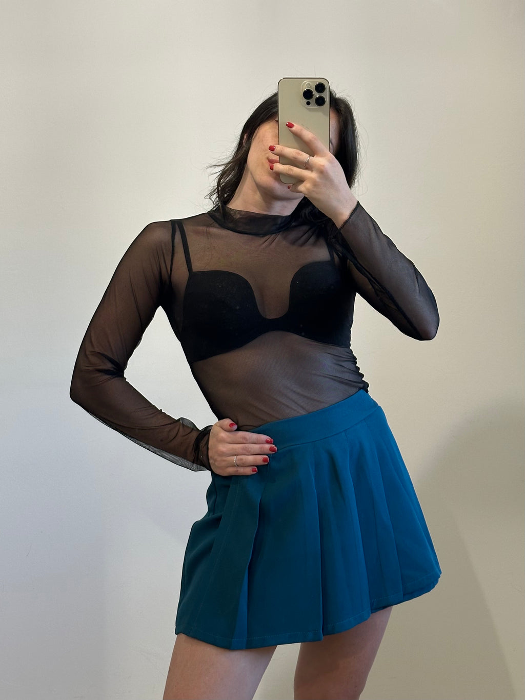 Gonna Pantaloncino Plissé BEIGE
