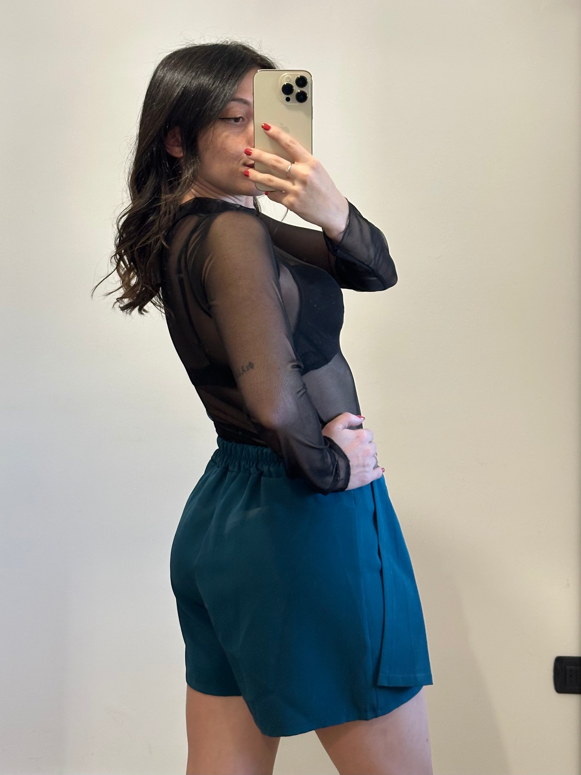 Gonna Pantaloncino Plissé BEIGE