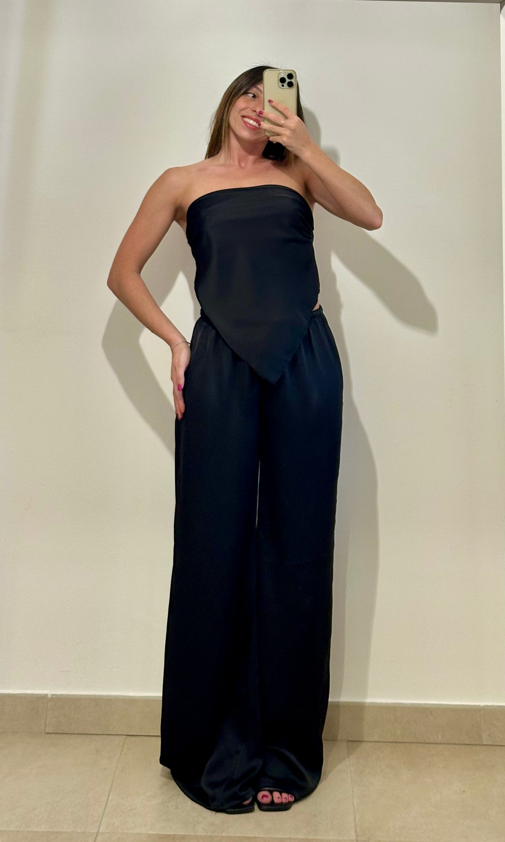 Coordinato Satinato Sara - Top e Pantalone