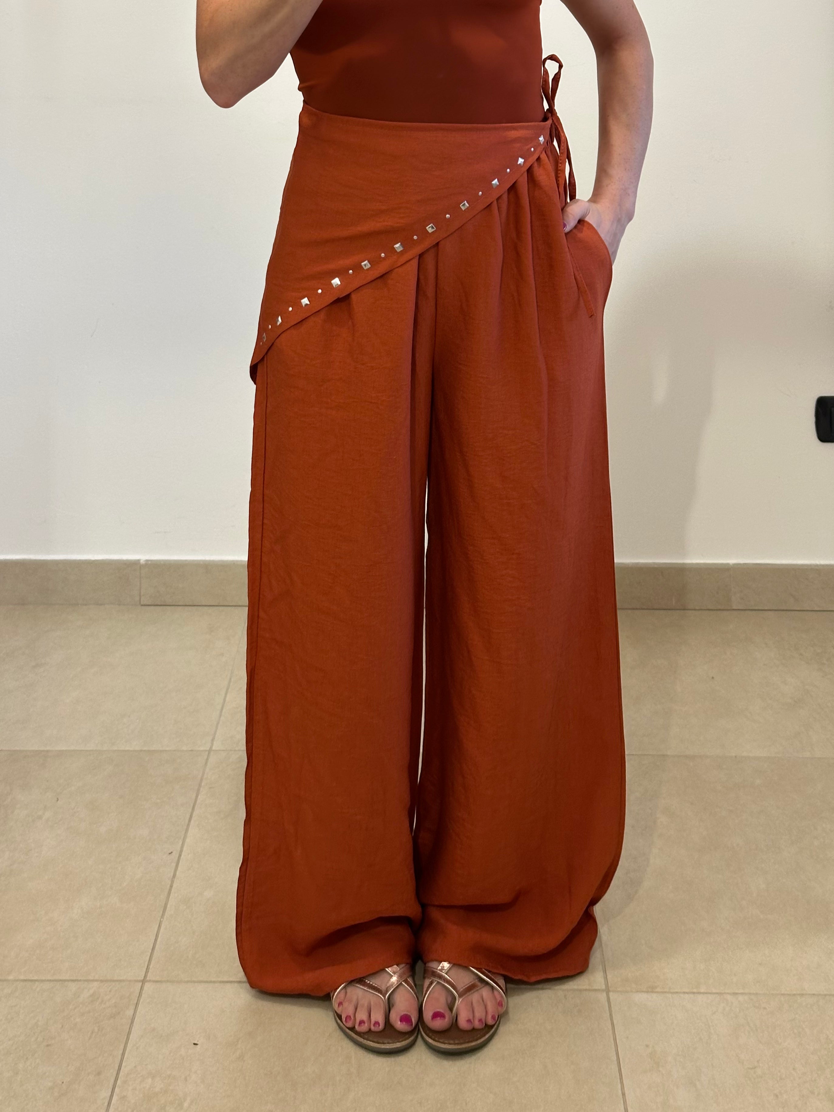 Pantaloni Foulard  ARANCIO