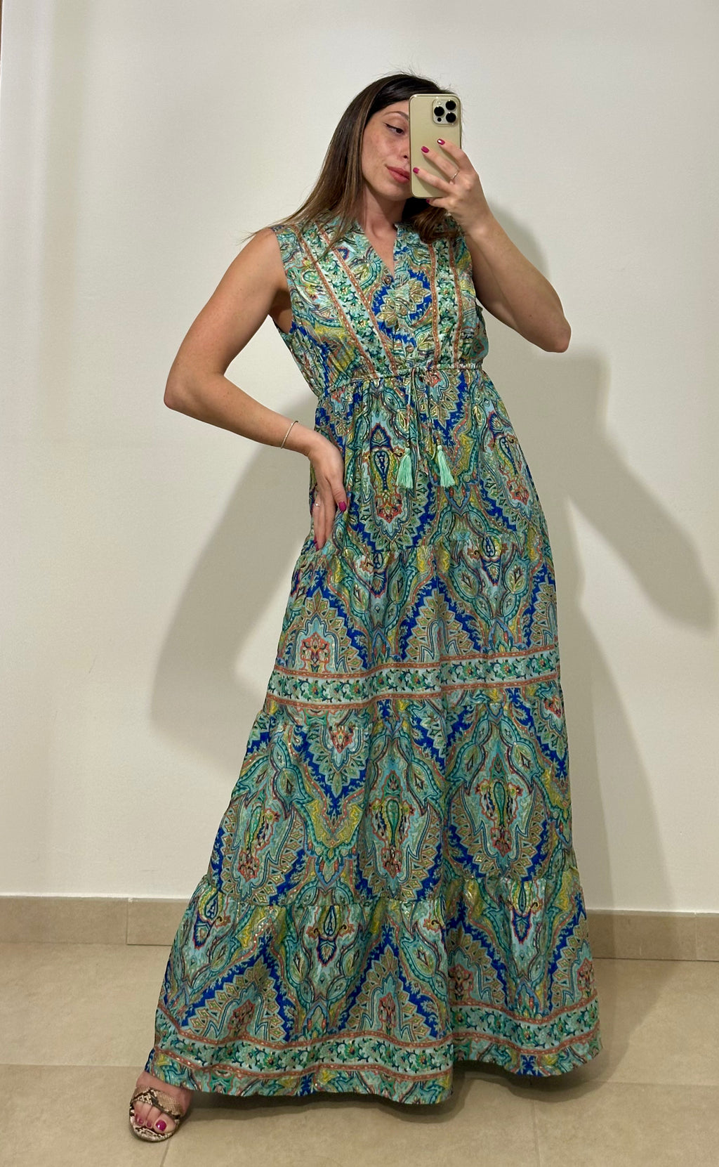 Vestito Grecia AZZURRO