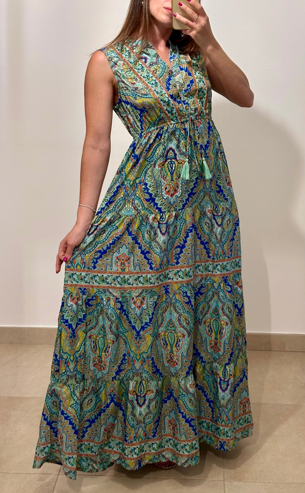 Vestito Grecia AZZURRO