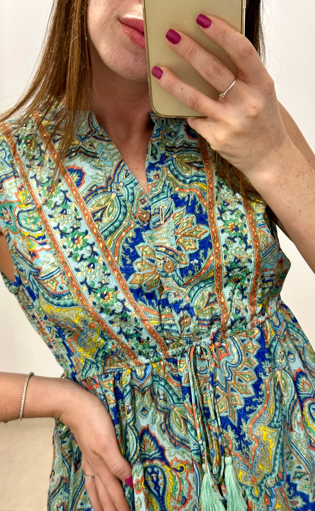 Vestito Grecia AZZURRO