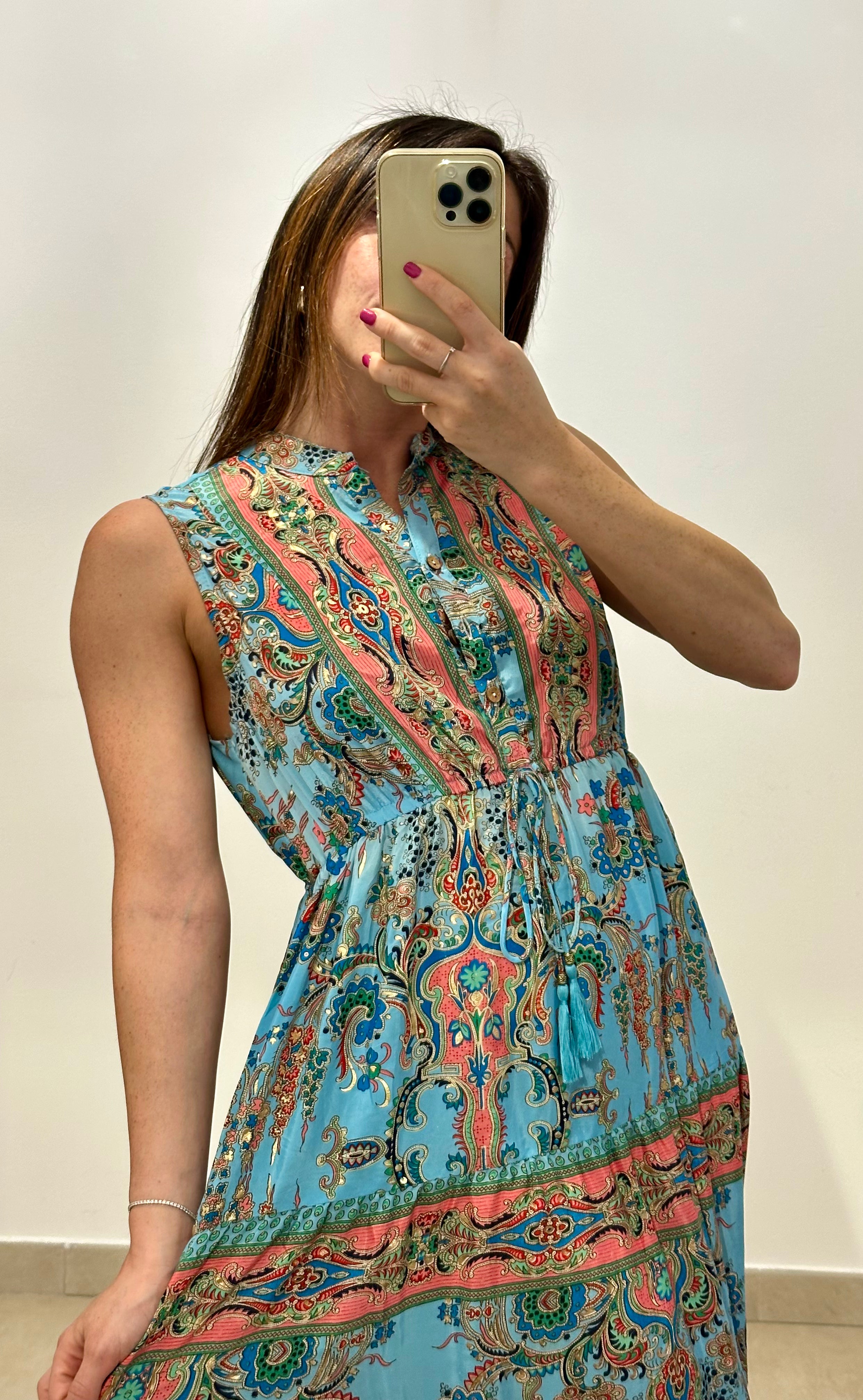 Vestito Grecia AZZURRO