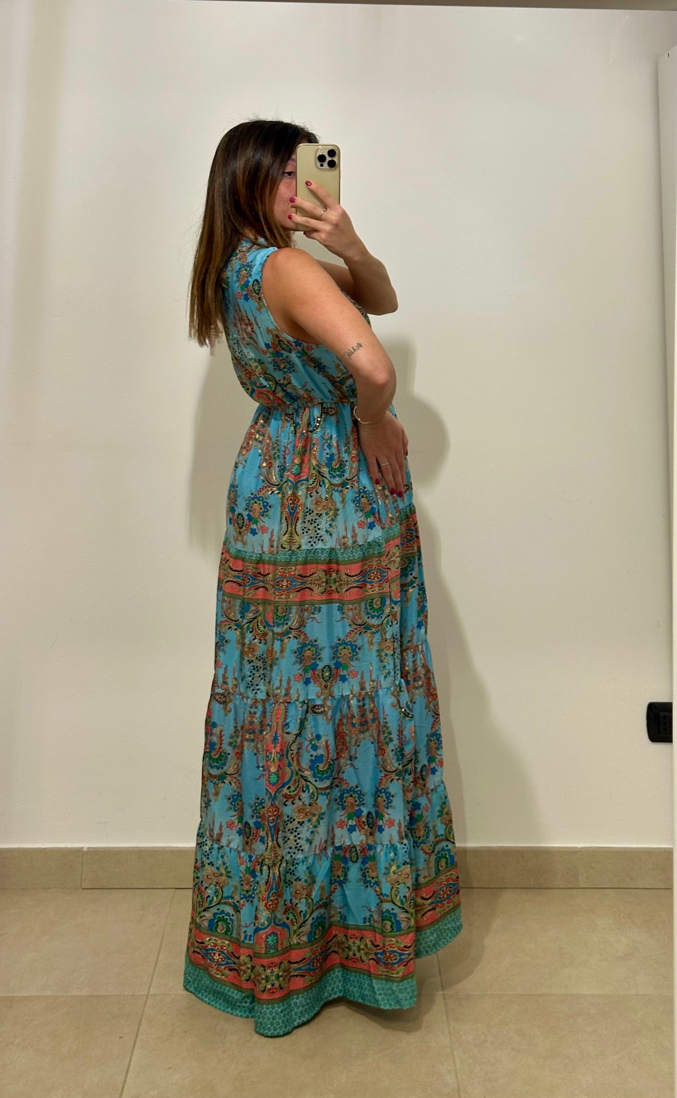 Vestito Grecia AZZURRO