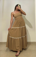 Coordinato Lory - Top e gonna BEIGE