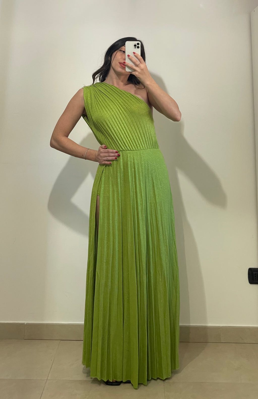 Abito Lungo Diva Monospalla