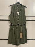 Completo Gilet e Shorts VERDONE