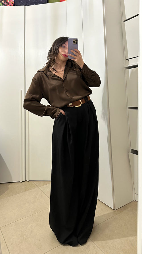 Camicia in raso
