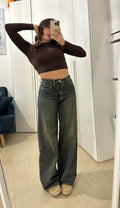 Jeans Sabbiati – Wide Leg