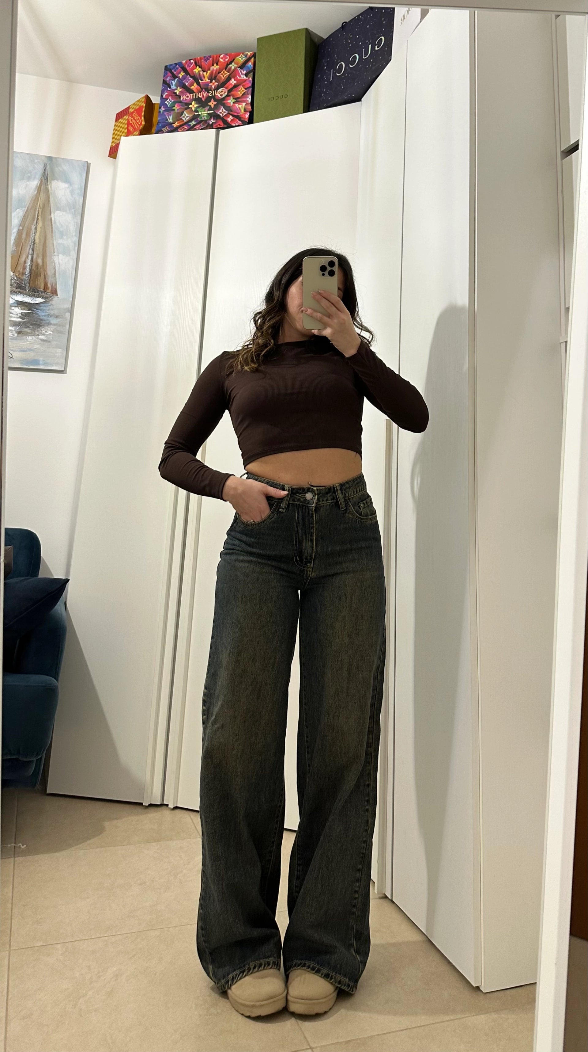 Jeans Sabbiati – Wide Leg