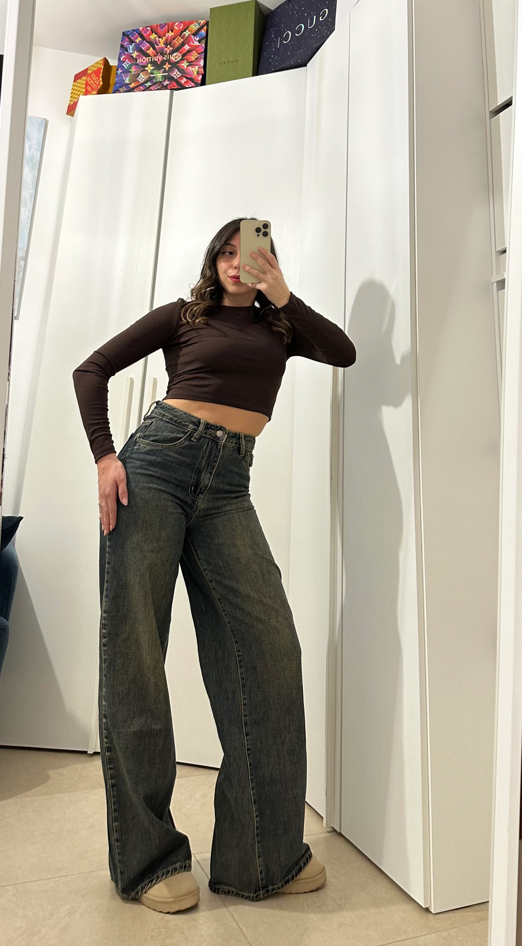 Jeans Sabbiati – Wide Leg