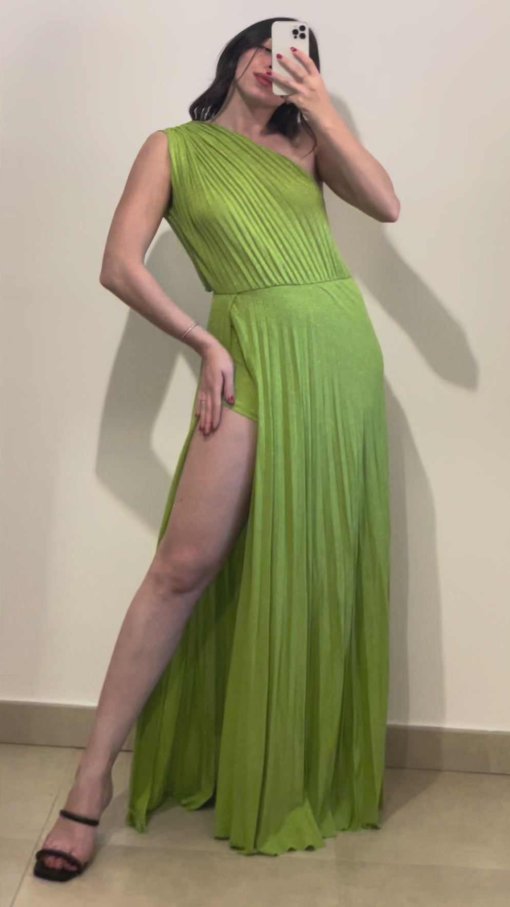 Abito Lungo Diva Monospalla