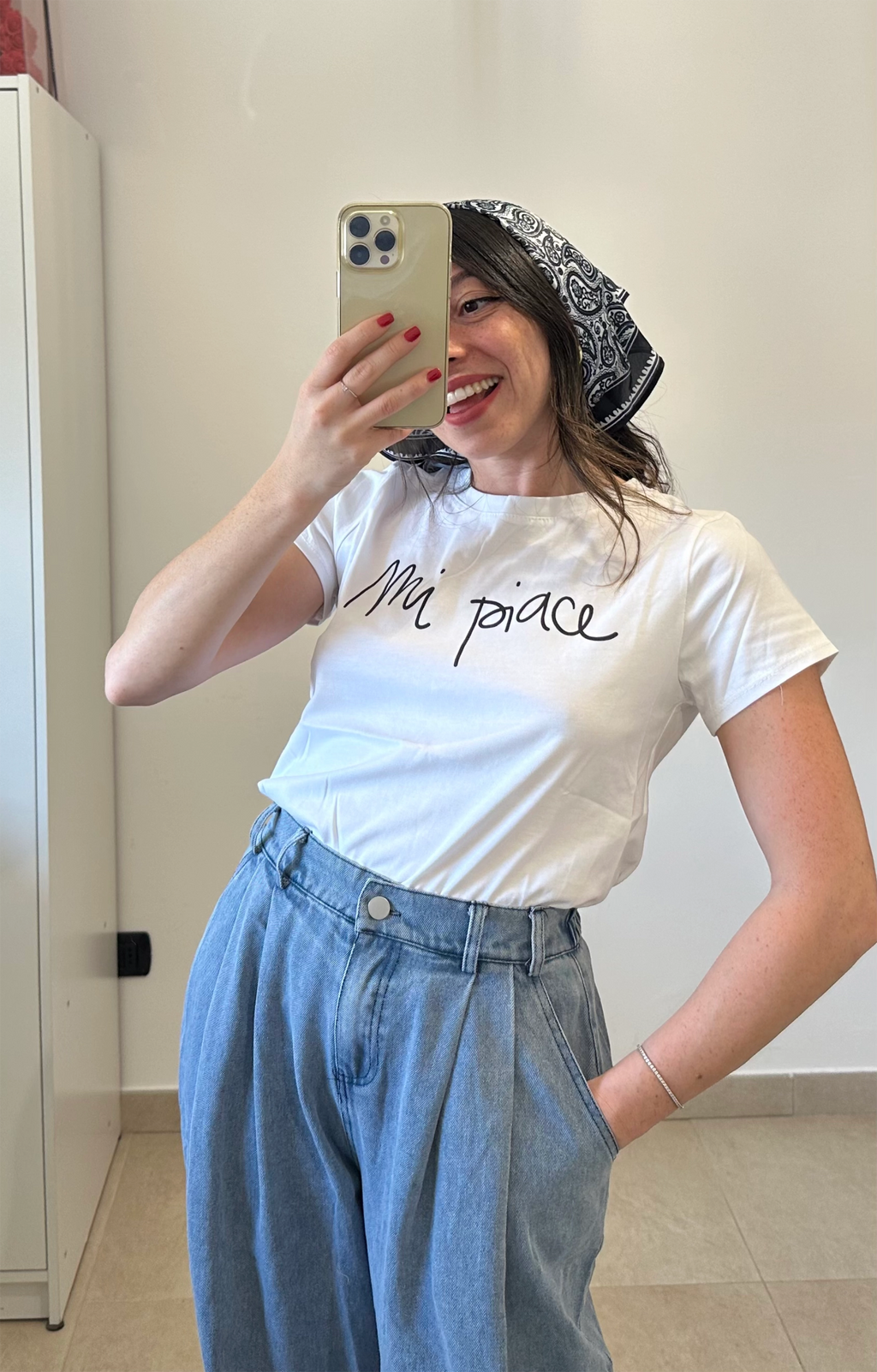 T-shirt "MI PIACE"