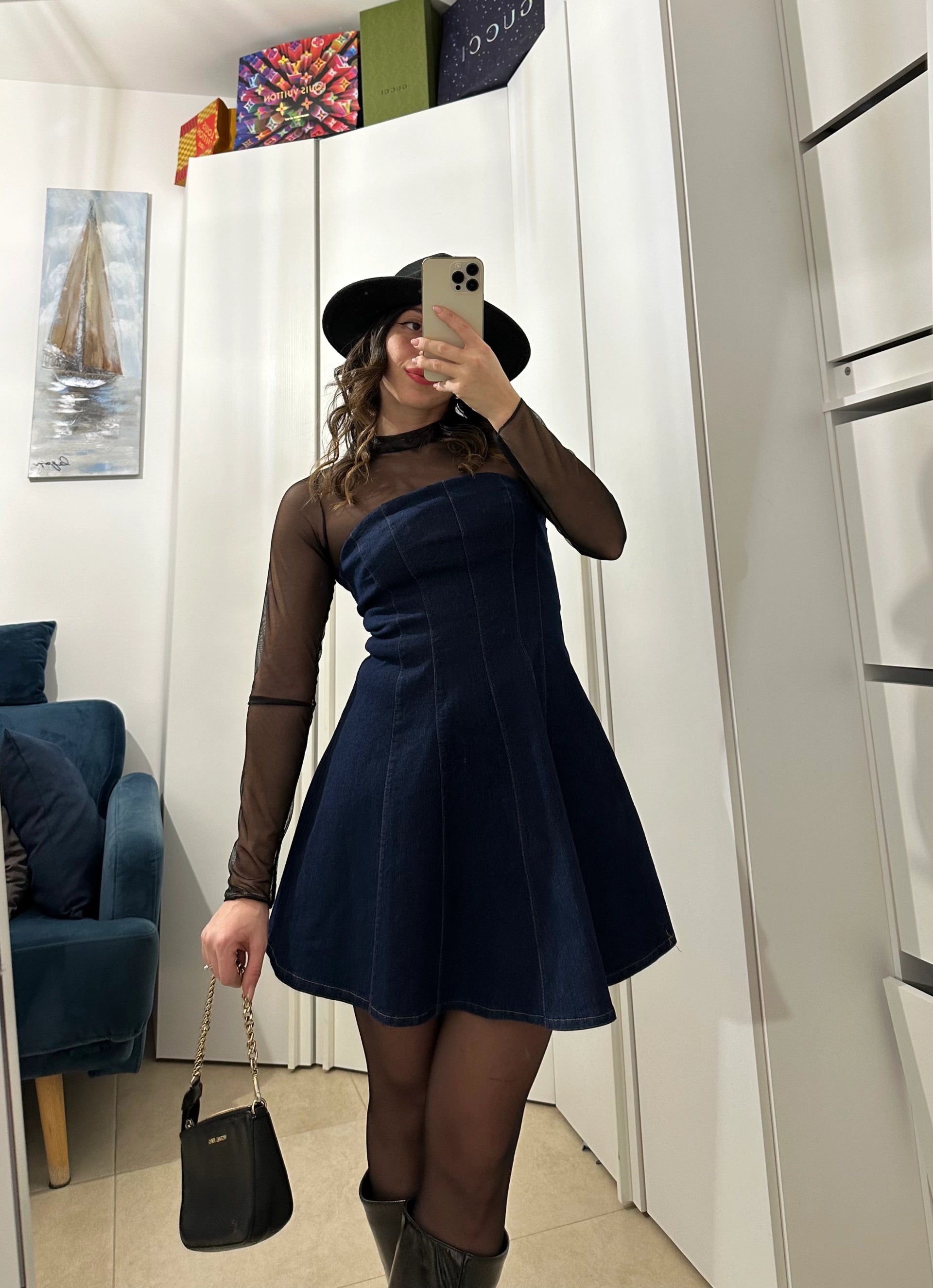 Vestito Denim